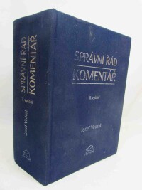 Vedral, Josef, Správní řád: Komentář, 2012