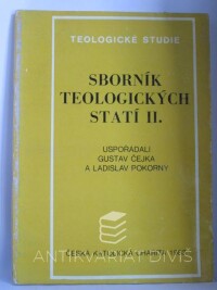 Pokorný, Ladislav, Čejka, Gustav, Sborník teologických statí II., 1983