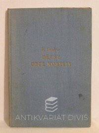 Hacker, K., Dějiny obce Kobylis, 1935